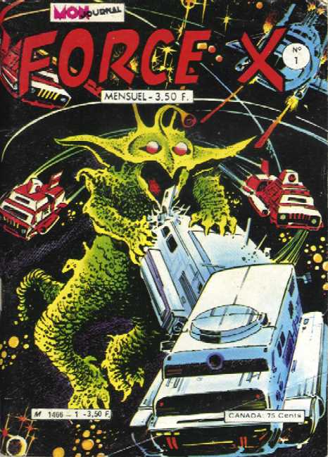 Une Couverture de la Série Force X